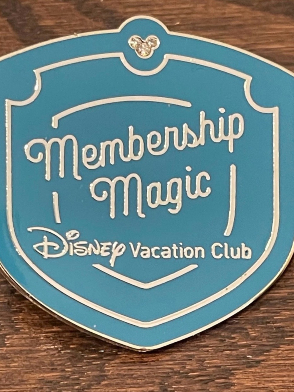 Disney Vacation Club Membership Magic Blue Enamel Pin